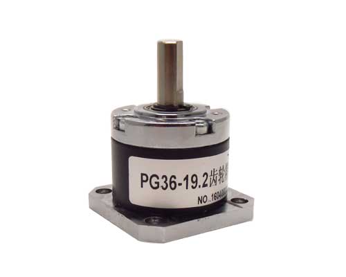 36mm 行星齿轮箱 <br/>PG36方形板 系列 <br/>Dia：?36×(27.4～53.5)mm